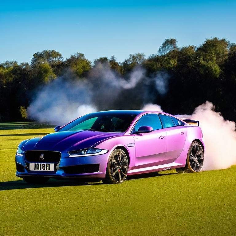 Gender Reveal Car Burnout, UK