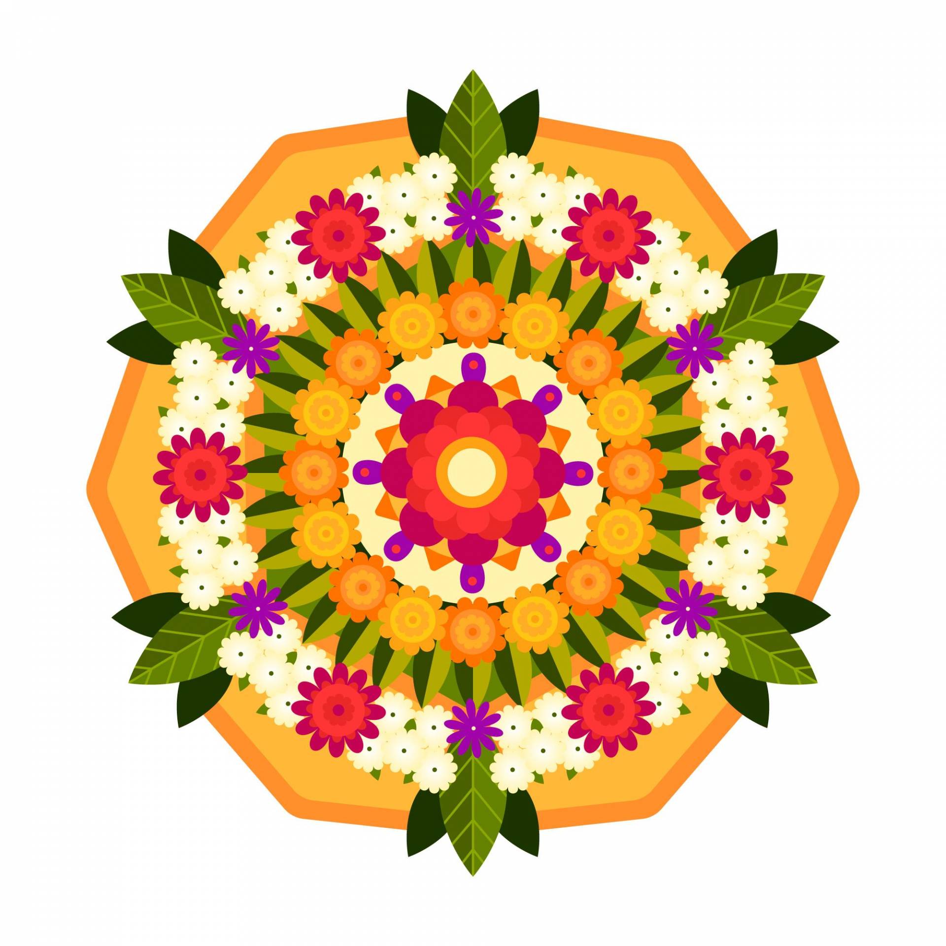 Floral Rangoli 